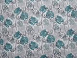 100% Cotton Double Gauze /Muslin Monstera Mirage Digital Prints Fabric - G.k Fashion Fabrics