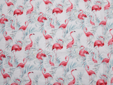 100% Cotton Double Gauze /Muslin Pink Lagoon Digital Prints Fabric - G.k Fashion Fabrics