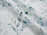 100% Cotton Double Gauze /Muslin Watercolor Leaves Digital Prints Fabric - G.k Fashion Fabrics