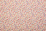 100% Cotton Loom Line Bell Bud Floral Pattern Print Fabric– 8366 - G.k Fashion Fabrics