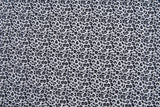 100% Cotton Loom Line Cheetah Print Fabric - 058 - G.k Fashion Fabrics Grey - 3 / Price Per Half Yard Loom Line Cotton
