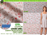 100% Cotton Loom Line+ Earthy Meadow Bliss Print Fabric – 1300 - G.k Fashion Fabrics