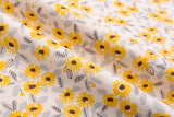 100% Cotton Loom Line English Daisy Print Fabric - 8310 - G.k Fashion Fabrics