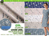 100% Cotton Loom Line+ Eucalyptus Bloom Print Fabric – 1800 - G.k Fashion Fabrics