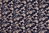100% Cotton Loom Line Floral Memories Fabric - G.k Fashion Fabrics Navy - 2 / Price Per Half Yard Loom Line Cotton