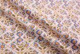 100% Cotton Loom Line Geometric Flora Mosaic Print Fabric – 8392 - G.k Fashion Fabrics