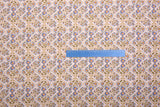 100% Cotton Loom Line Geometric Flora Mosaic Print Fabric – 8392 - G.k Fashion Fabrics