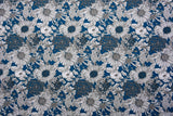 100% Cotton Loom Line Line Art Floral Print Fabric – 8342 - G.k Fashion Fabrics
