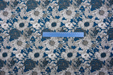 100% Cotton Loom Line Line Art Floral Print Fabric – 8342 - G.k Fashion Fabrics