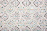 100% Cotton Loom Line Medallion Patchwork Pattern Print Fabric – 8364 - G.k Fashion Fabrics