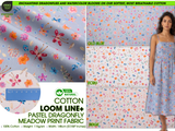 100% Cotton Loom Line+ Pastel Dragonfly Meadow Print Fabric – 800 - G.k Fashion Fabrics