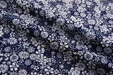 100% Cotton Loom Line Porcelain Floral Print Fabric– 8379 - G.k Fashion Fabrics
