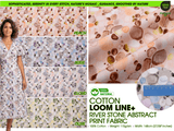 100% Cotton Loom Line+ River Stone Abstract Print Fabric – 200 - G.k Fashion Fabrics