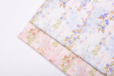 100% Cotton Loom Line Vertical Delphinium Print Fabric – 8402 - G.k Fashion Fabrics