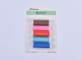 100% Polyester Sewing Thread – Set of 5 (3 Variations) - G.k Fashion Fabrics