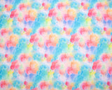 100% Pure Linen Stonewashed Rainbow Mist Print Fabric - 20819 - G.k Fashion Fabrics