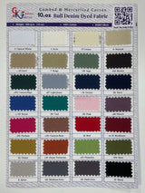 10.oz Bull Denim Dyed Fabric - G.k Fashion Fabrics