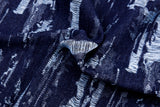 10oz Washed Cotton Denim Distressed Jacquard Fabric – Combed & Mercerized - 7425 - G.k Fashion Fabrics
