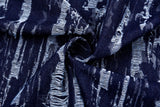 10oz Washed Cotton Denim Distressed Jacquard Fabric – Combed & Mercerized - 7425 - G.k Fashion Fabrics