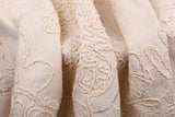 11 oz Natural Cotton Corded Embroidery Bull Denim Fabric, Unbleached Heavyweight Cotton - G.k Fashion Fabrics