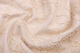 11 oz Natural Cotton Corded Embroidery Bull Denim Fabric, Unbleached Heavyweight Cotton - G.k Fashion Fabrics