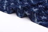 11 oz Washed Denim Jacquard Galaxy Stars Fabric – Combed & Mercerized – 7424 - G.k Fashion Fabrics