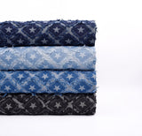 11 oz Washed Denim Jacquard Galaxy Stars Fabric – Combed & Mercerized – 7424 - G.k Fashion Fabrics