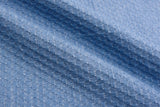 11oz Washed Cotton Denim Dobby Waffle Textured Jacquard Fabric – Combed & Mercerized - 7426 - G.k Fashion Fabrics