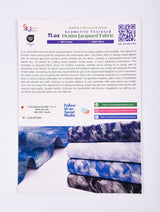 11oz Washed Cotton Denim Thunderstorm Jacquard Fabric – Combed & Mercerized - 7429 - G.k Fashion Fabrics