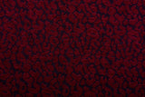 13oz Washed Denim Chenille Leopard Textured Jacquard Fabric - 7937 - G.k Fashion Fabrics