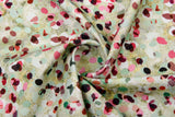 21W Cotton Spandex Corduroy Printed – Abstract Dot Pattern Fabric - 319 - G.k Fashion Fabrics