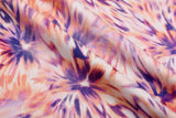 23 Momme Stretch Bamboo Silk Blend Fabric – Kaleidoscope Floral Watercolor Print - 7247 - G.k Fashion Fabrics