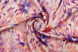 23 Momme Stretch Bamboo Silk Blend Fabric – Kaleidoscope Floral Watercolor Print - 7247 - G.k Fashion Fabrics