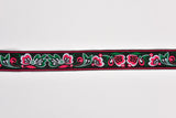 35 mm Ethnic Floral Woven Webbing Trim - G.k Fashion Fabrics