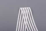 3.8cm Nylon Elastic Webbing – Luxe Sheer Stripe Ruffle Elastic - G.k Fashion Fabrics