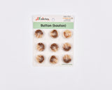 Contrast Stitch Resin Buttons - #33