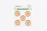 Metal Cross Detail Buttons- #37