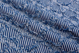 9oz Washed Frayed Anthracite Denim Jacquard Fabric – Combed & Mercerized - 7436 - G.k Fashion Fabrics