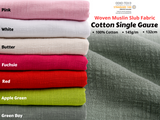 Washed Single Gauze Plain Fabric