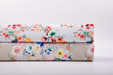 Double Layer Soft Crepe Stretch Botanical Garden Floral Print Fabric