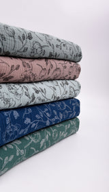 Cotton Double Gauze Vintage Floral Print