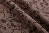 Cotton Double Gauze Vintage Floral Print
