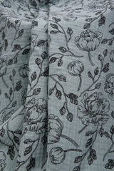 Cotton Double Gauze Vintage Floral Print