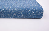Heritage Vine Print - Washed Cotton Denim Chambray Fabric-20997