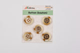 Gold Filigree Resin Buttons - #27