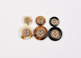 Gold Filigree Resin Buttons - #27