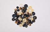 Contrast Stitch Resin Buttons - #33