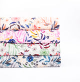 Bamboo Viscose Blend Stretch Woven Fabric – Mixed Botanical Sprigs Print - 7068/0265