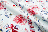 Bamboo Viscose Blend Stretch Woven Fabric – Watercolour Eucalyptus Print 7068/1444