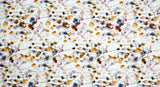 Bamboo Viscose Blend Stretch Woven Fabric – Watercolour Droplet Abstract Print- 7068/2227